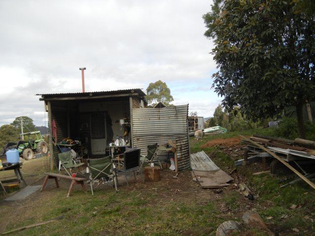 Huts like these were in the Gully, Katoomba